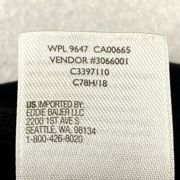 Eddie Bauer Womens Trail Tight Leggings Athletic Pants size Medium Pockets Black - Picture 10 of 11